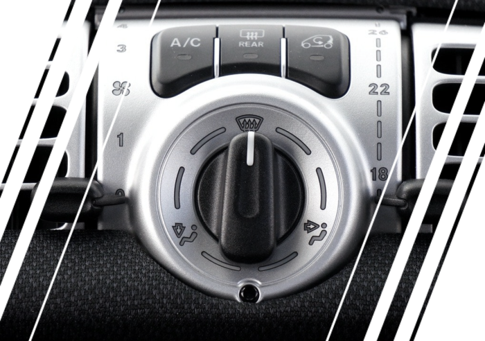 Abblidung zeigt die Einstellmöglichten einer Klimaanlage